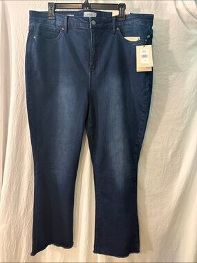 NYDJ Women's Slim Bootcut Jeans in Dark Blue Wash
